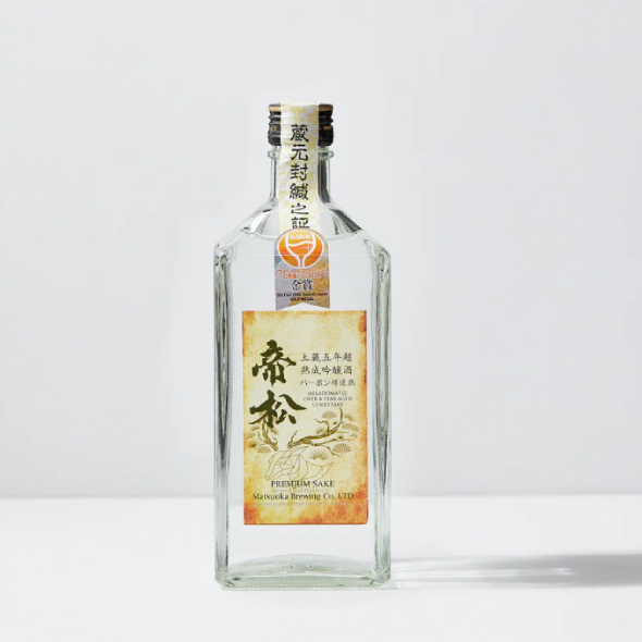 帝松 土蔵熟成吟醸古酒 バーボン樽追熟 720ml 詳細画像