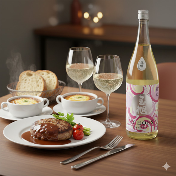 玉旭 ECHOES 酒母搾り 純米生原酒 1800ml 詳細画像 - 3